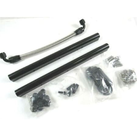 Absurdo LS1 LS2 LS6 Manifole EFI Fuel Rail Kit, Black Anodized - BPE-4301BK AB3352123